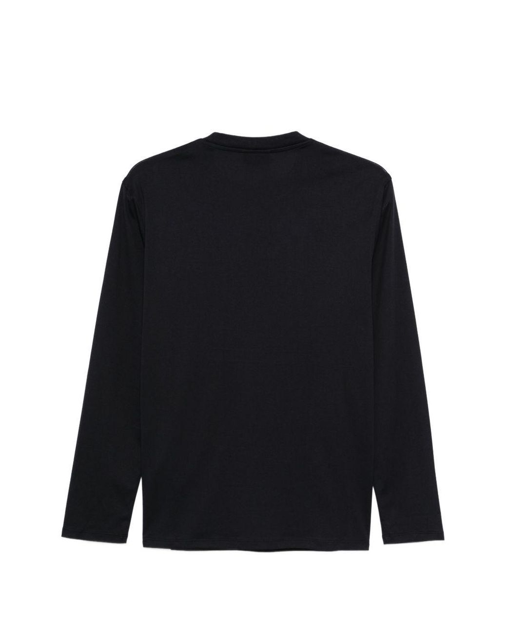 Emporio Armani Blue Logo Cotton T Shirt