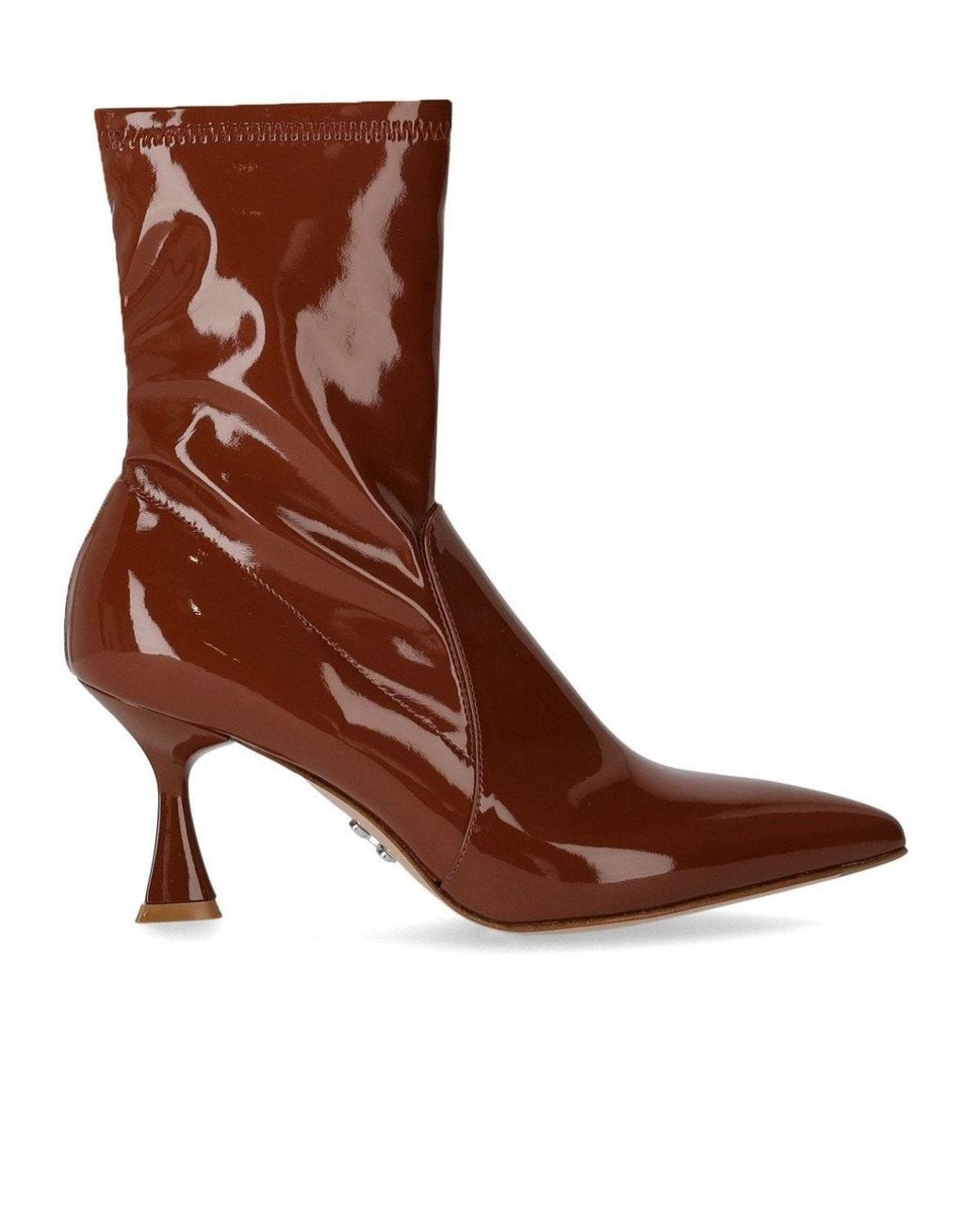 Sergio Levantesi Brown Janet Heeled Ankle Boot