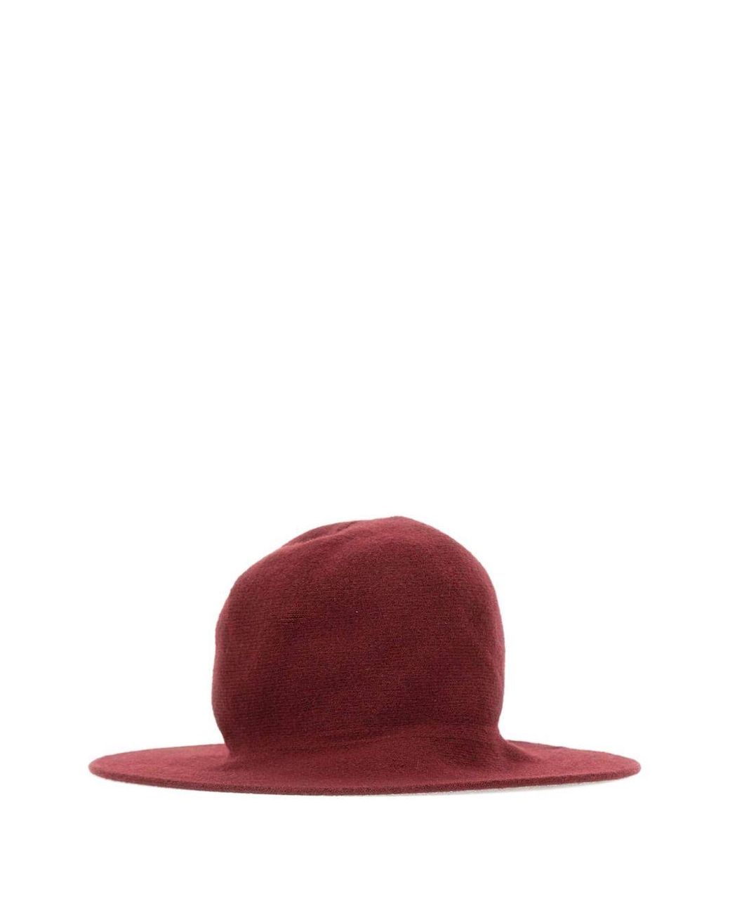 Borsalino Red Angelina Wool Blend Cloche