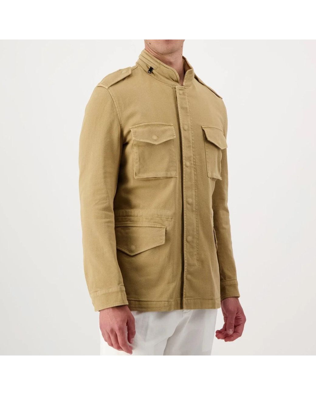 AUTORE Natural Cotton Field Jacket