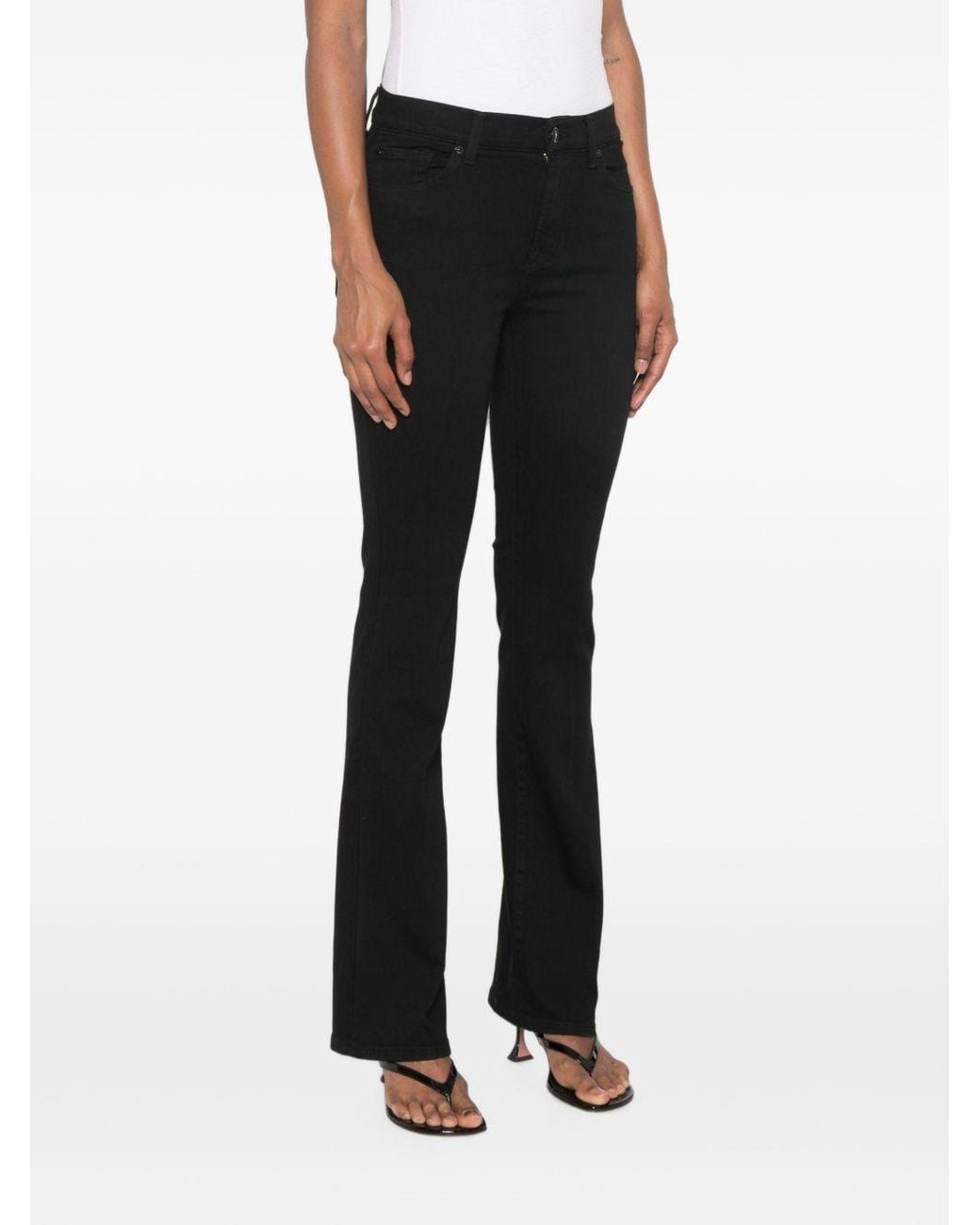 Seven7 Black Bootcut Denim Jeans