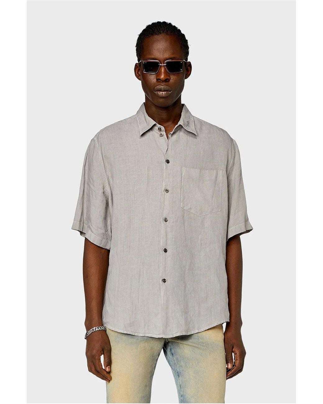DIESEL Gray Shirt for men