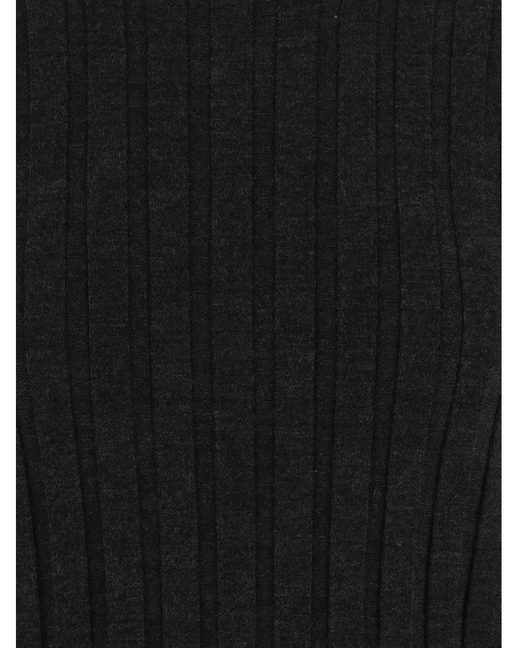 Allude Black Wool Sweater