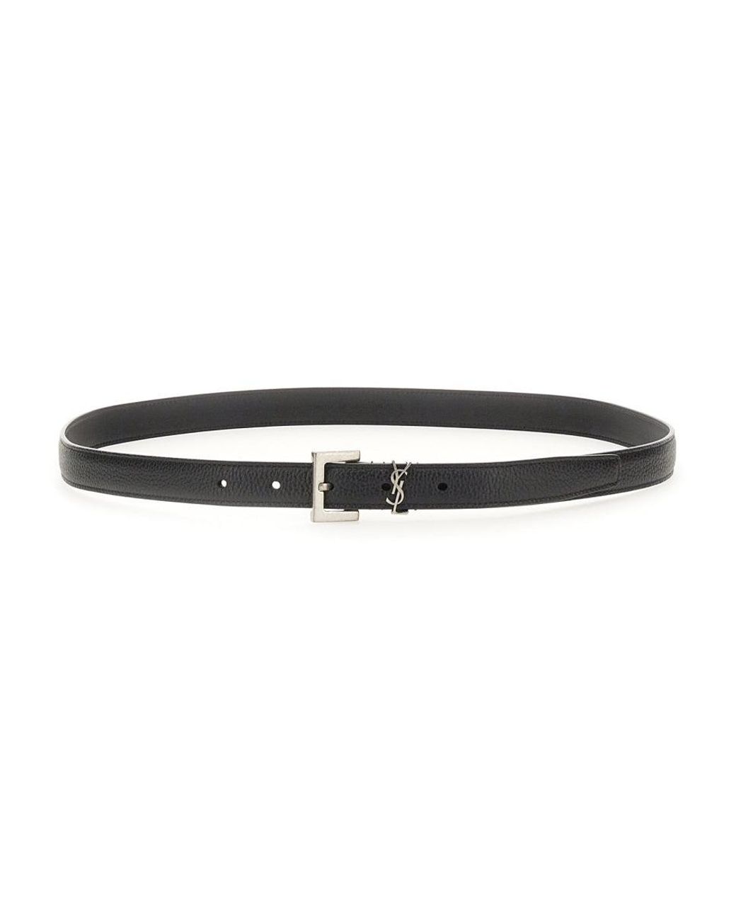 Saint Laurent White Cintura Sottile "Cassandre" for men