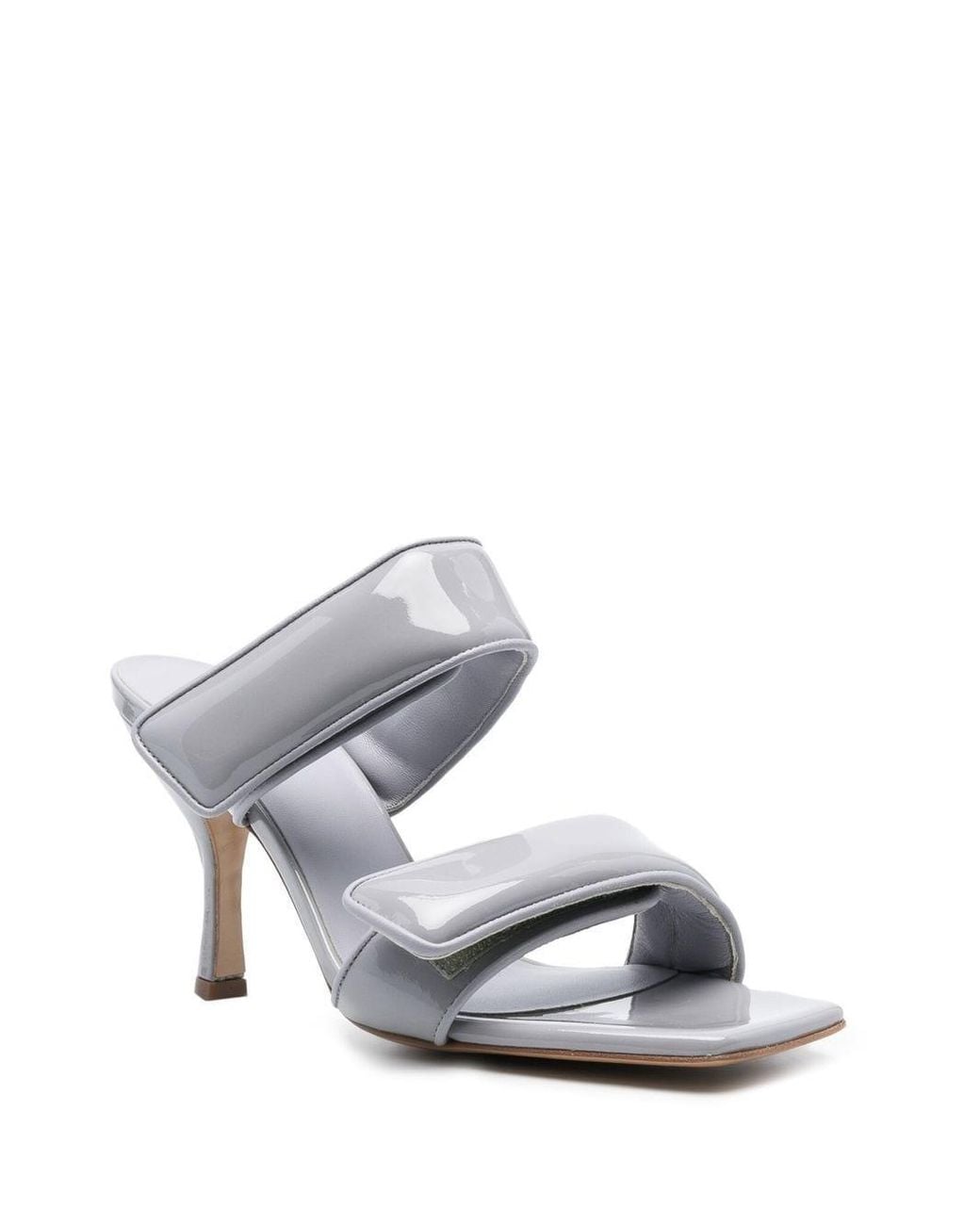 Gia Borghini Gray Two Strap Sandals