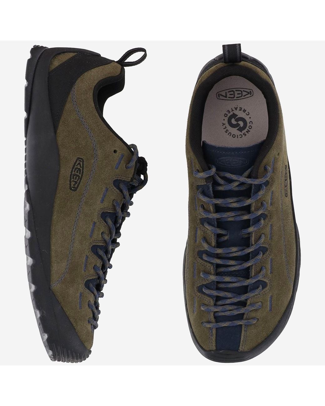 Keen Green Jasper Leather Sneakers