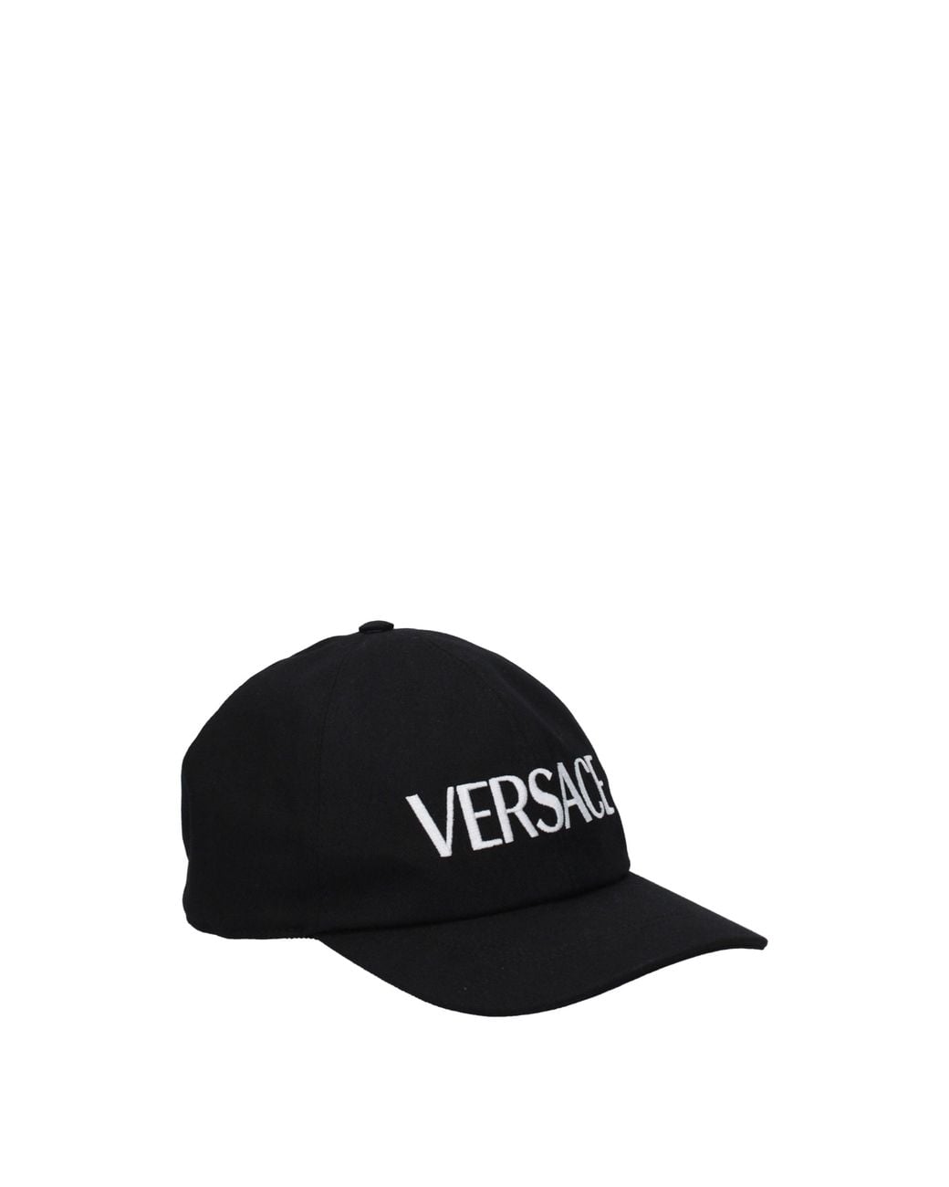 Versace Black Cotton Cap (Baseball Hat)