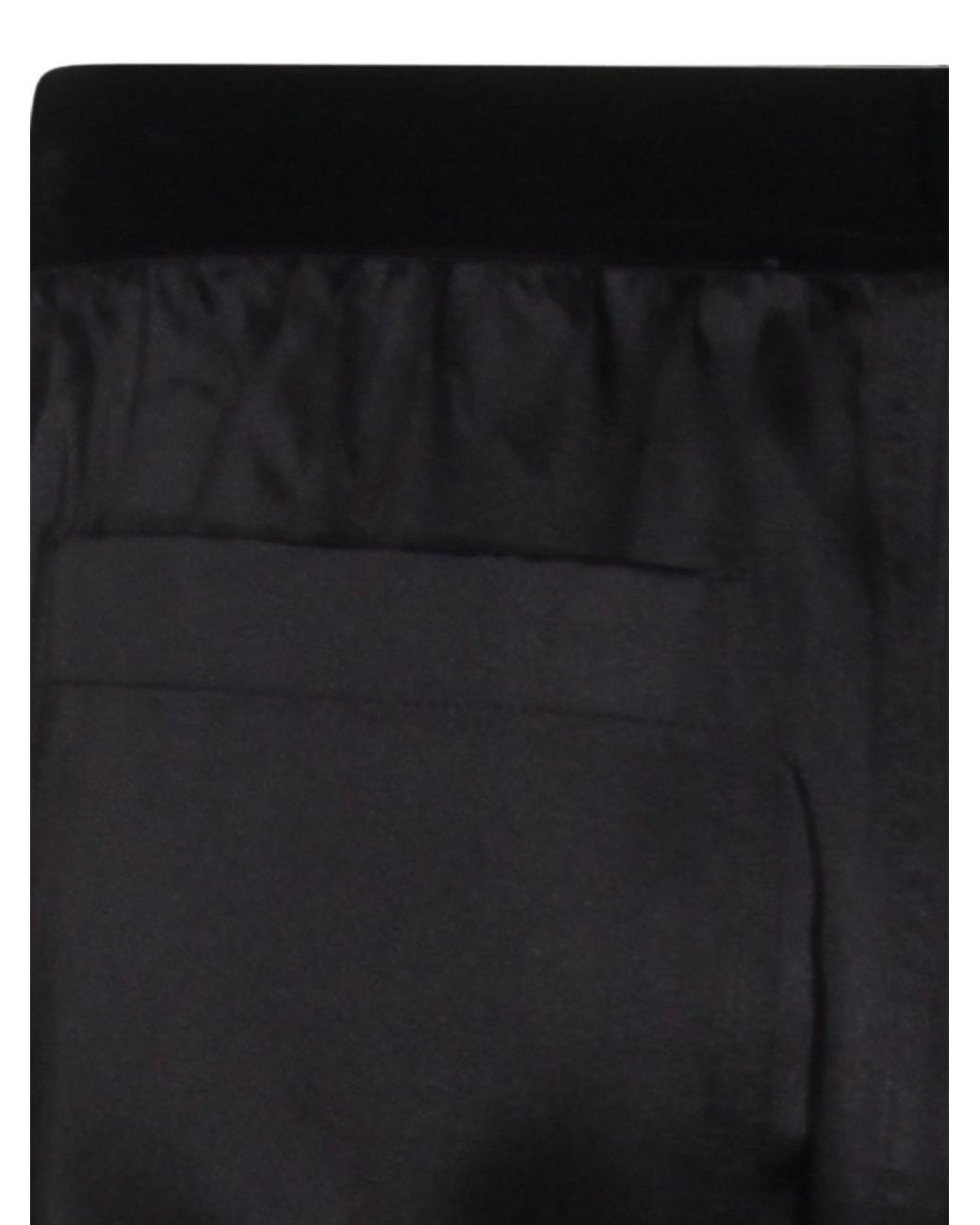 Tom Ford Black Silk Pajama Trousers