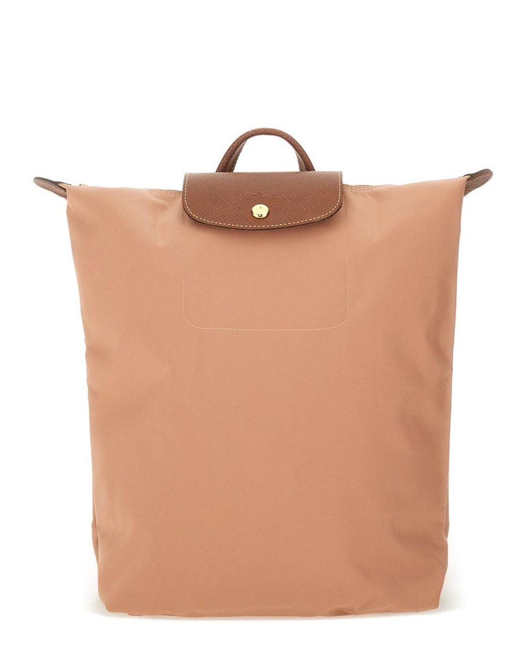 Longchamp Brown "M Le Pliage" Backpack
