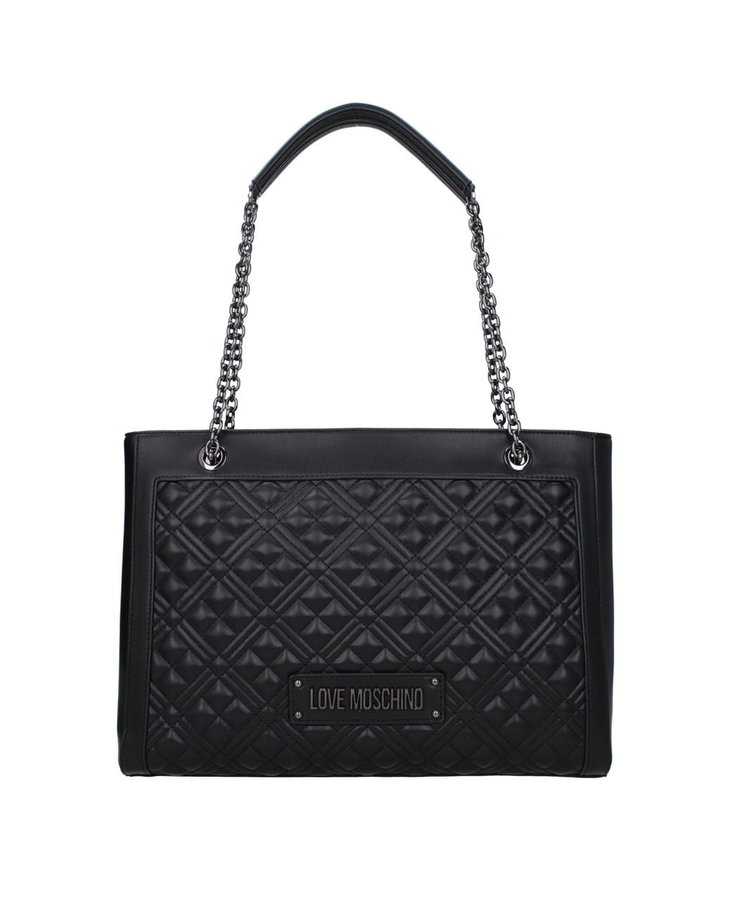 Love Moschino Black Shoulder Bags Polyurethane