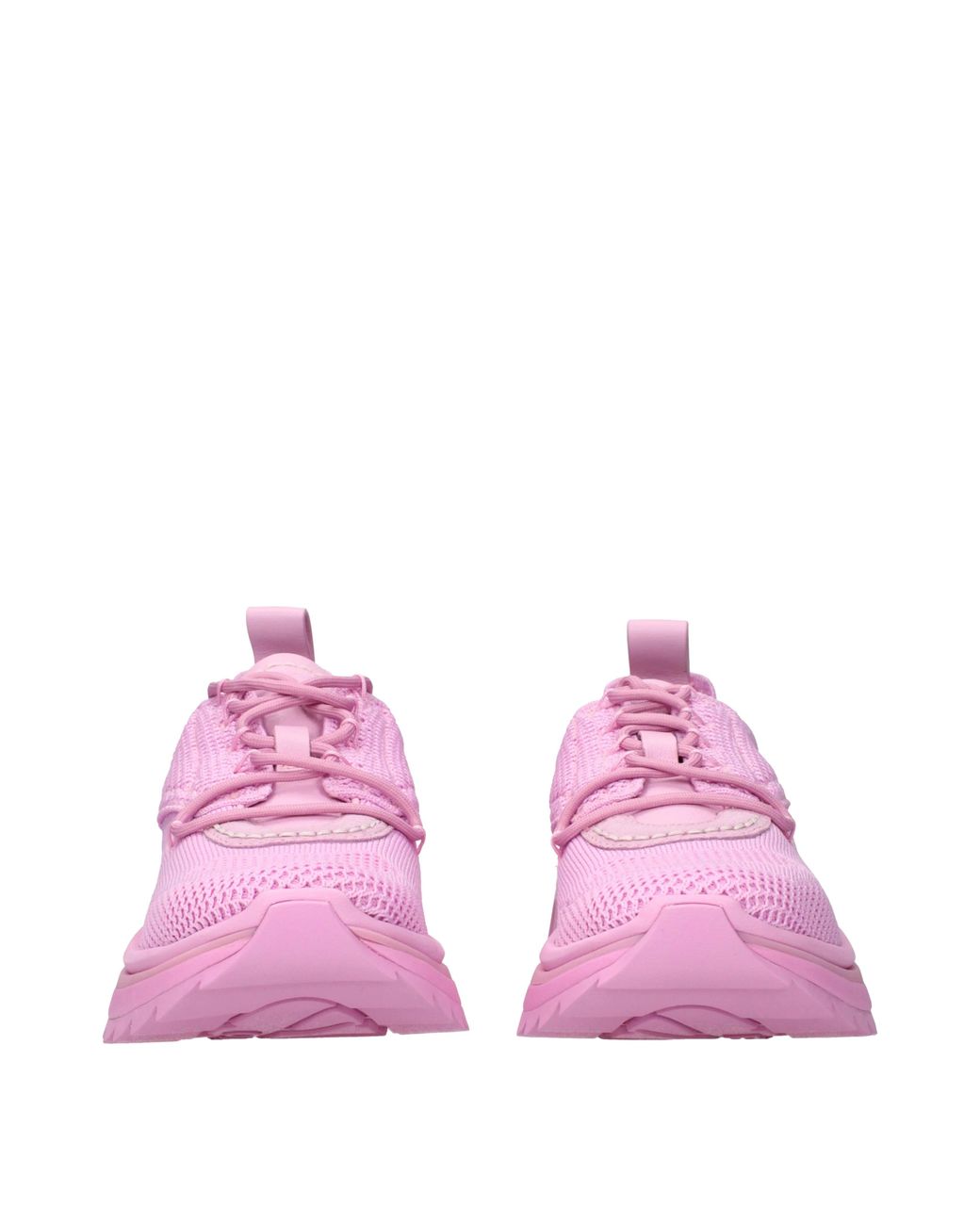 Ferragamo Pink Sneakers Nima Knit Fabric/Bubble