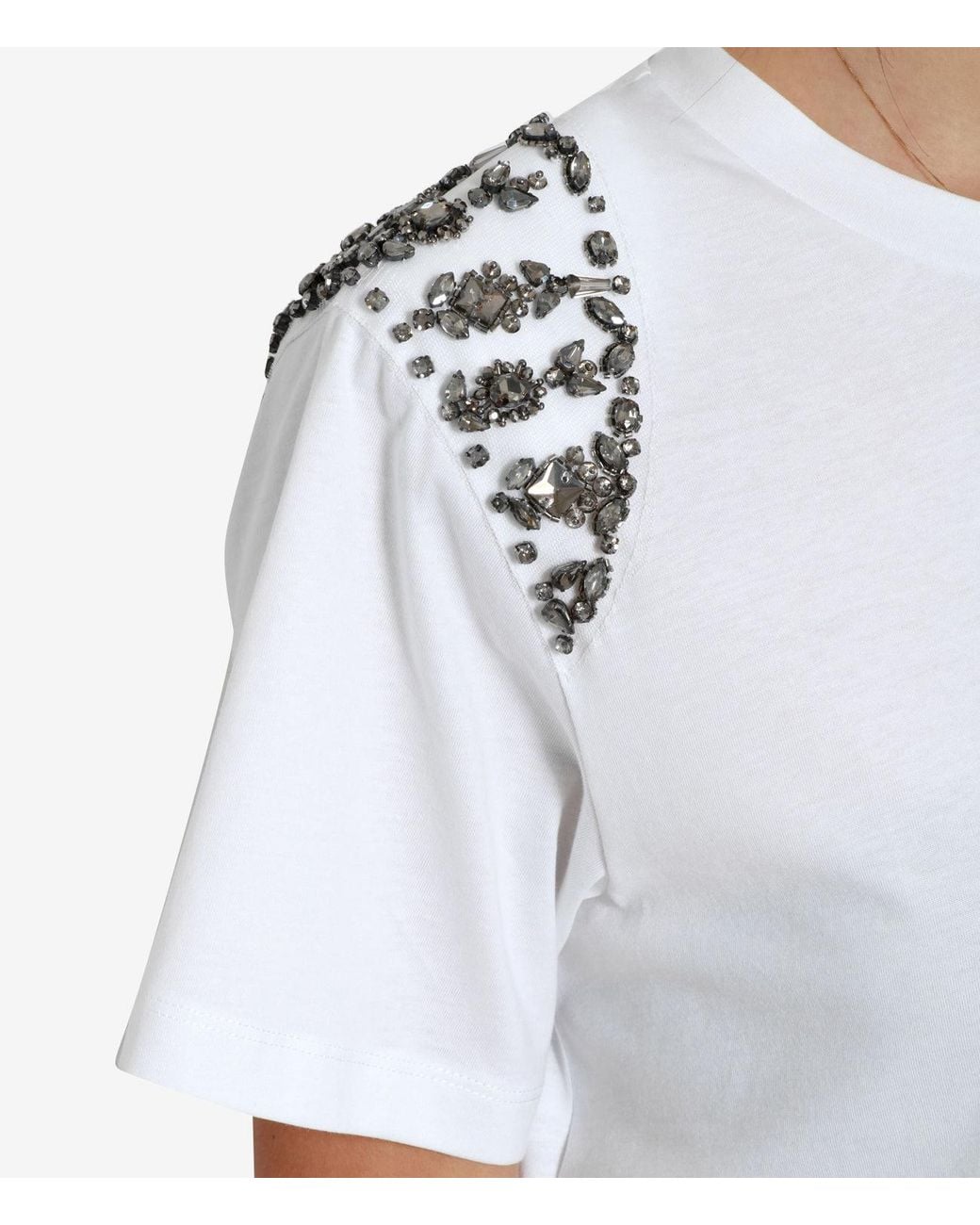 Alberta Ferretti White T Shirts And Polos