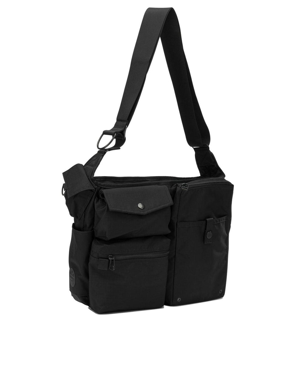 Porter-Yoshida and Co Black "Dissection" Medium Shoulder Bag