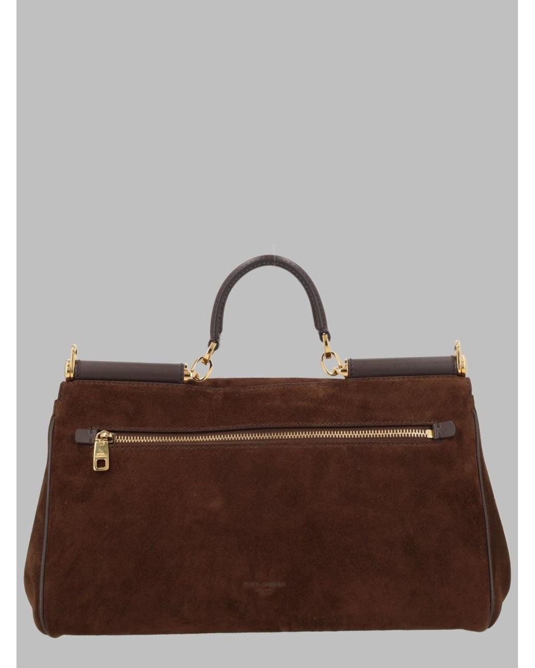 Dolce & Gabbana Brown Borsa "My Sicily" Medium