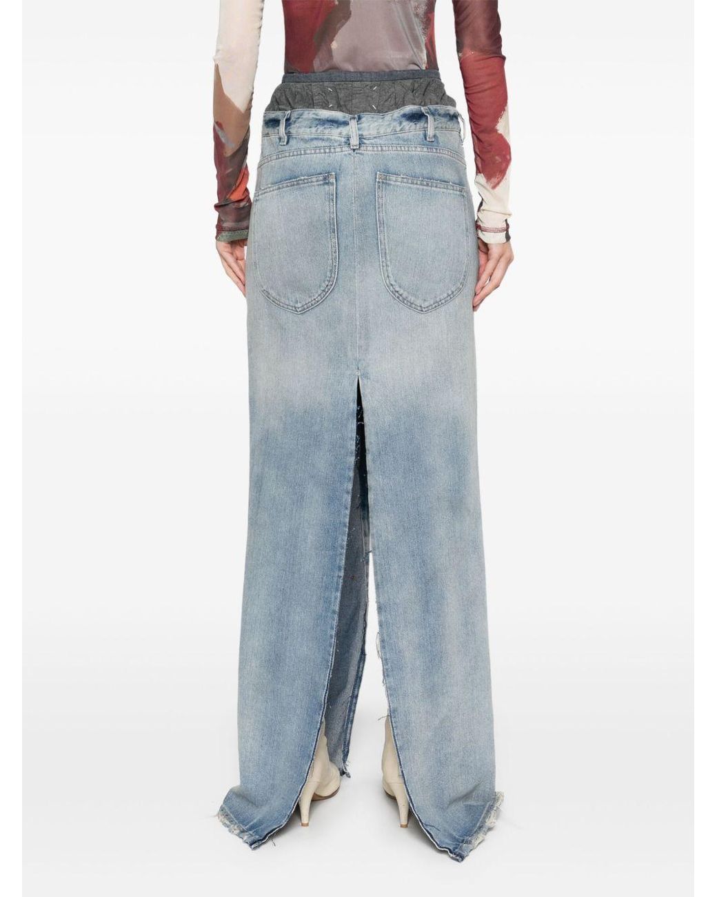 Maison Margiela Blue Jeans Skirt
