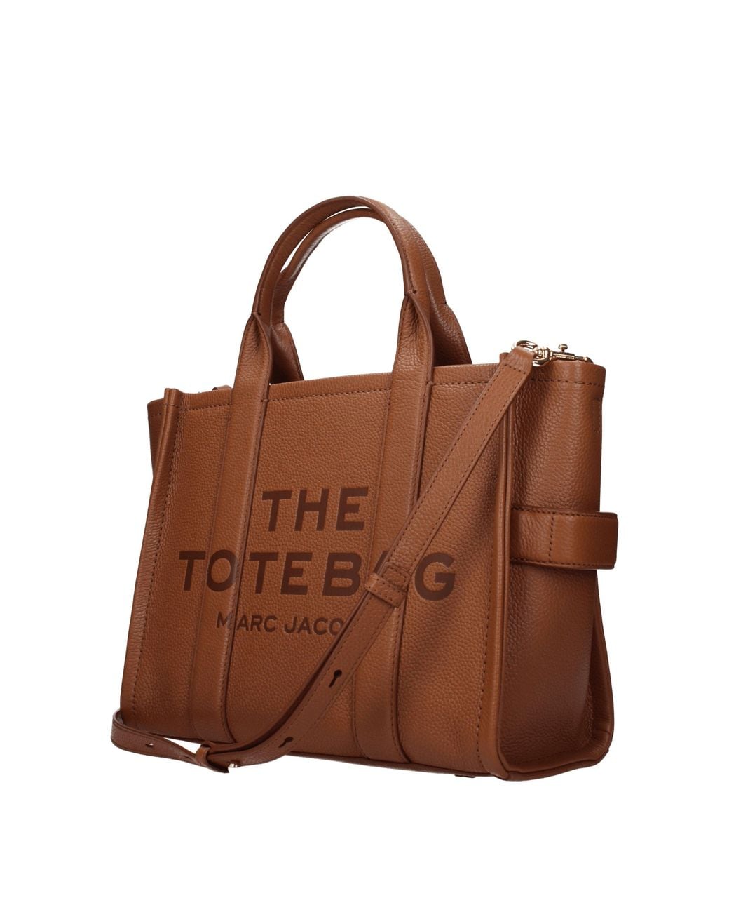 Marc Jacobs Brown Medium Leather Tote Handbag