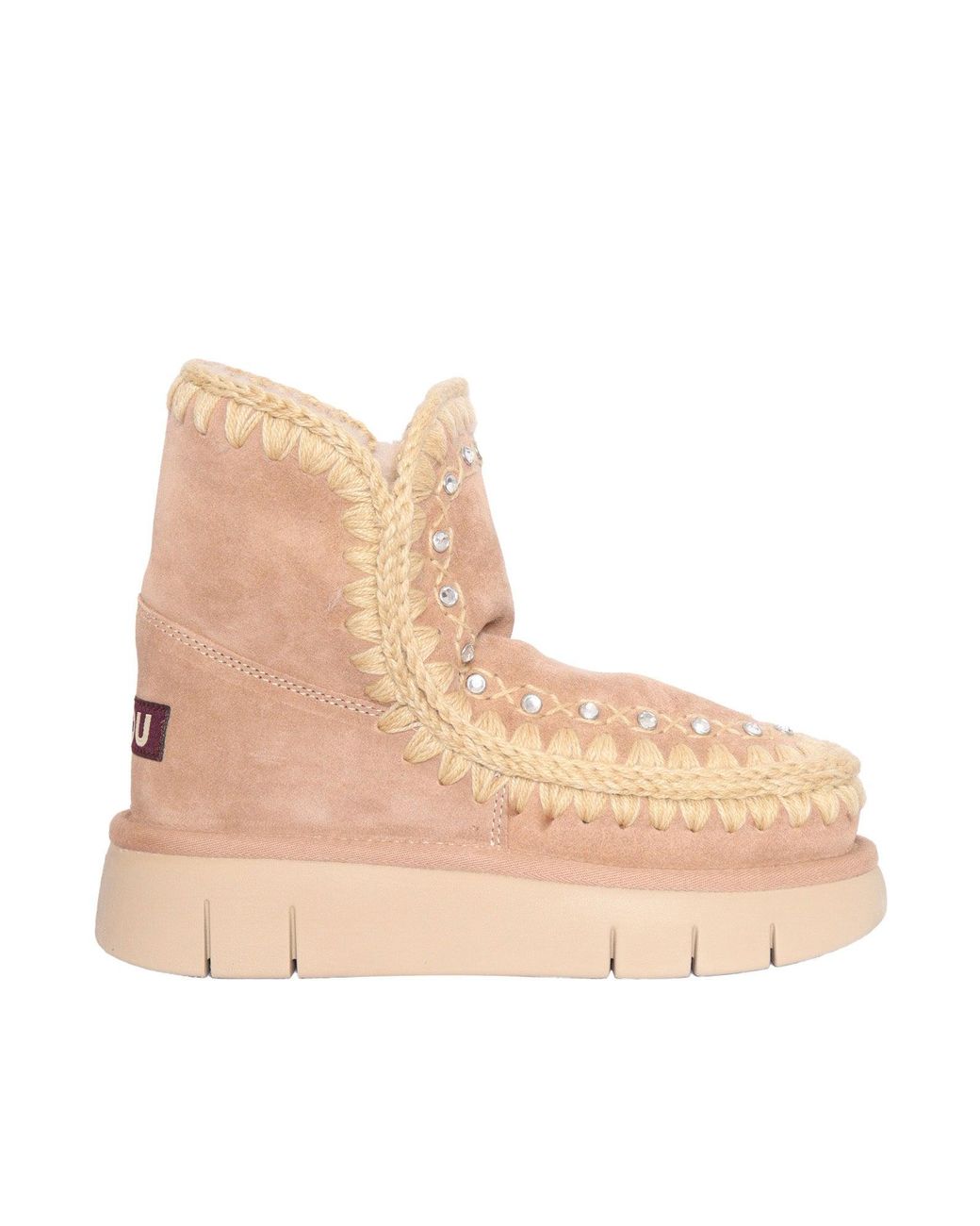 Mou Natural Bounce Boot Strass