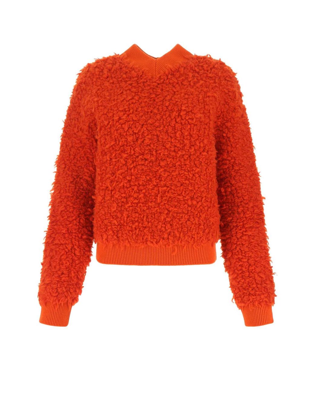 Bottega Veneta Red Boucle Sweater