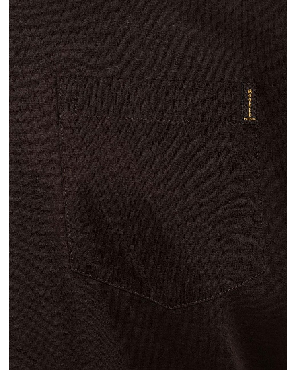 Moorer Black T Shirts And Polos for men