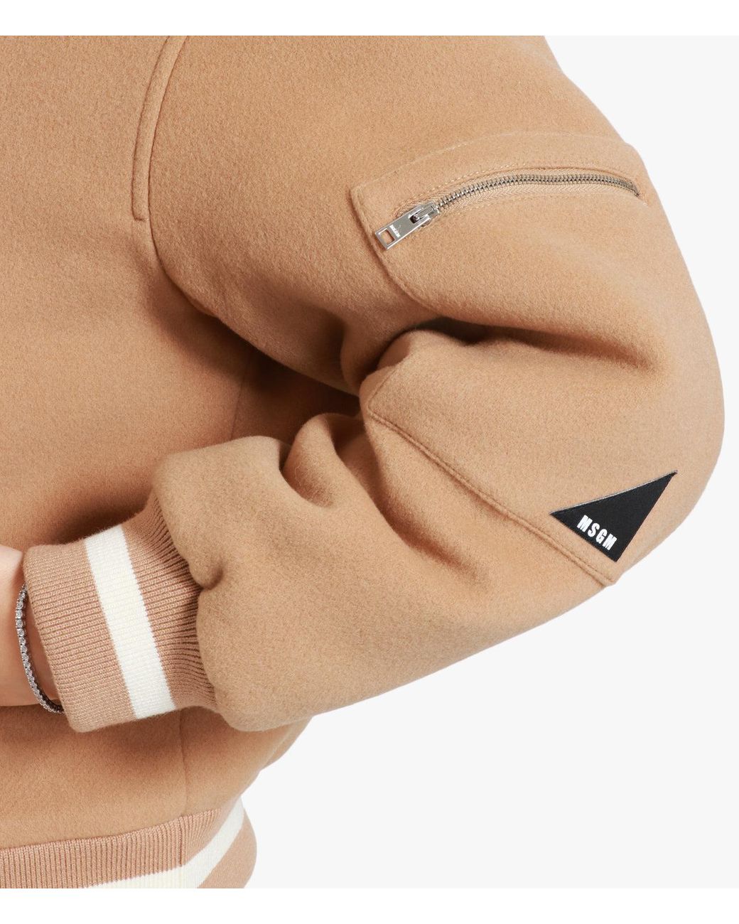 Abrigos beige MSGM de color Natural