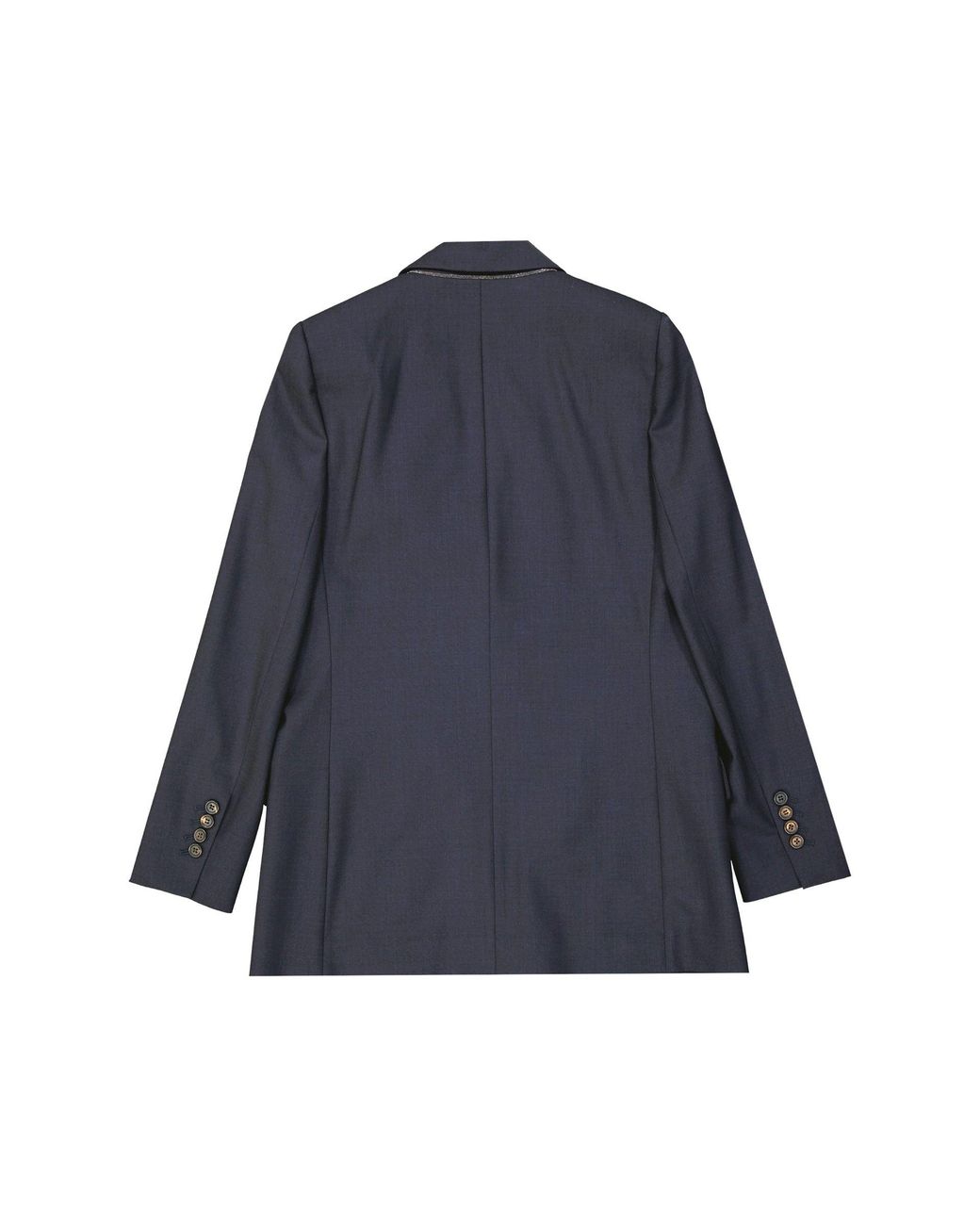 Virgin Wool Jacket Brunello Cucinelli en coloris Blue