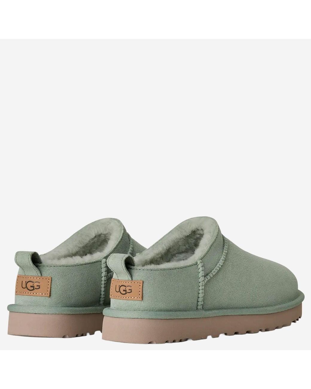 Ugg Green Ankle Boots Classic Micro