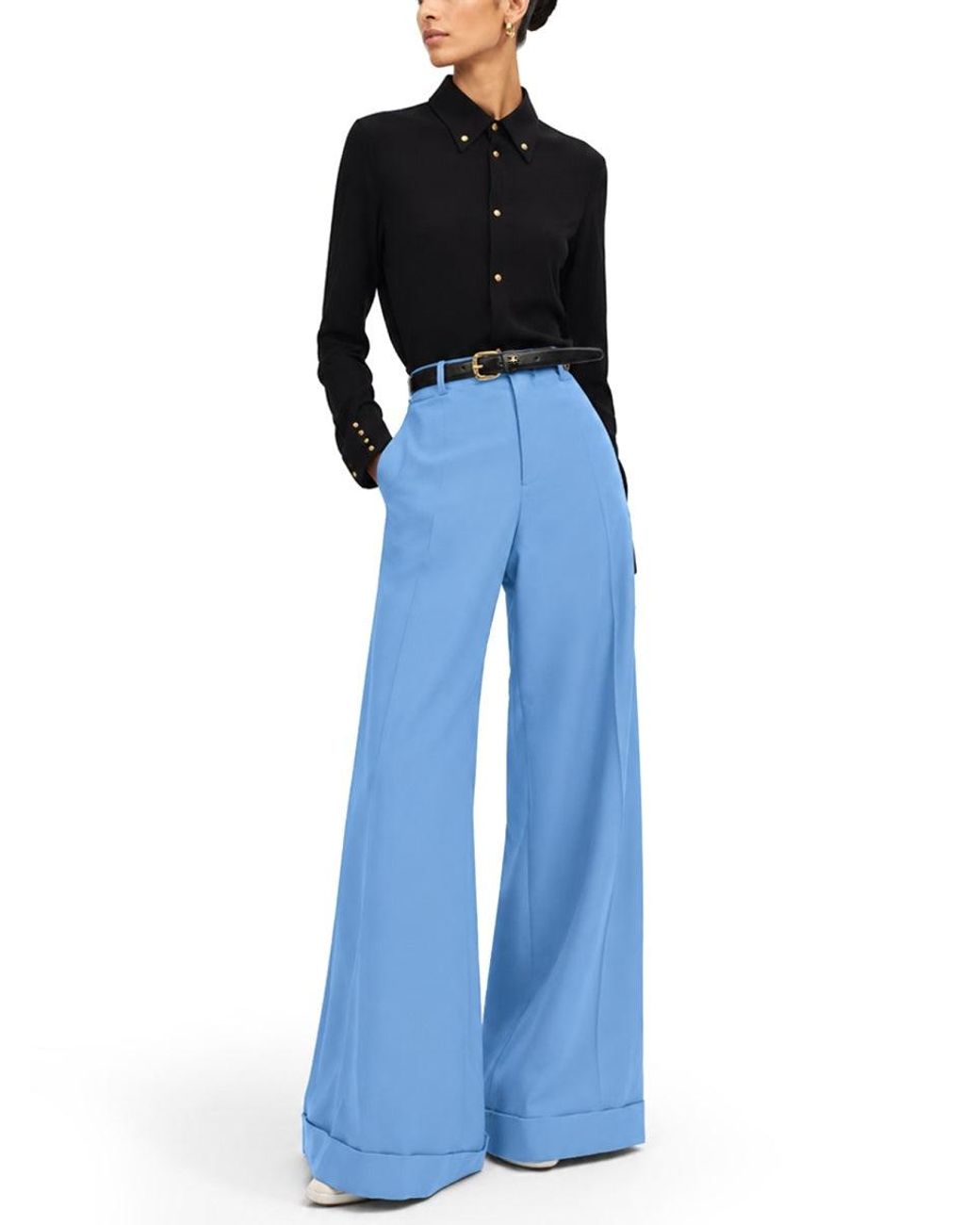 Céline Blue Pantalone Dock