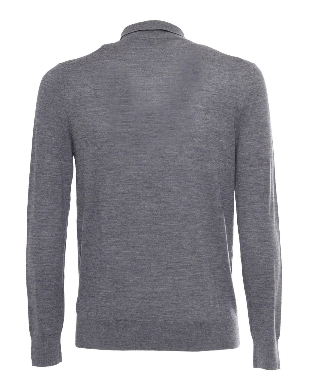 Ballantyne Gray Polo Neck Pullover