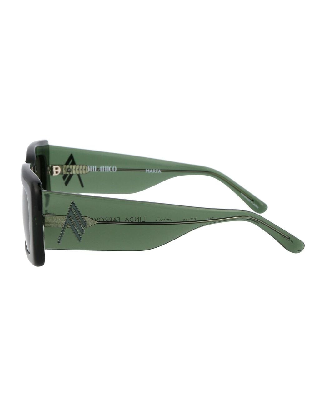 The Attico Green Sunglasses