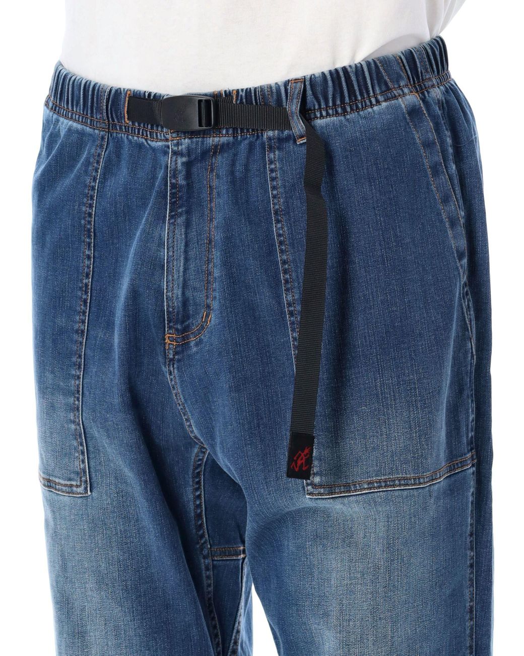 Gramicci Stretch Denim Loose Tapered Ridge Pant in Blue for Men | Lyst