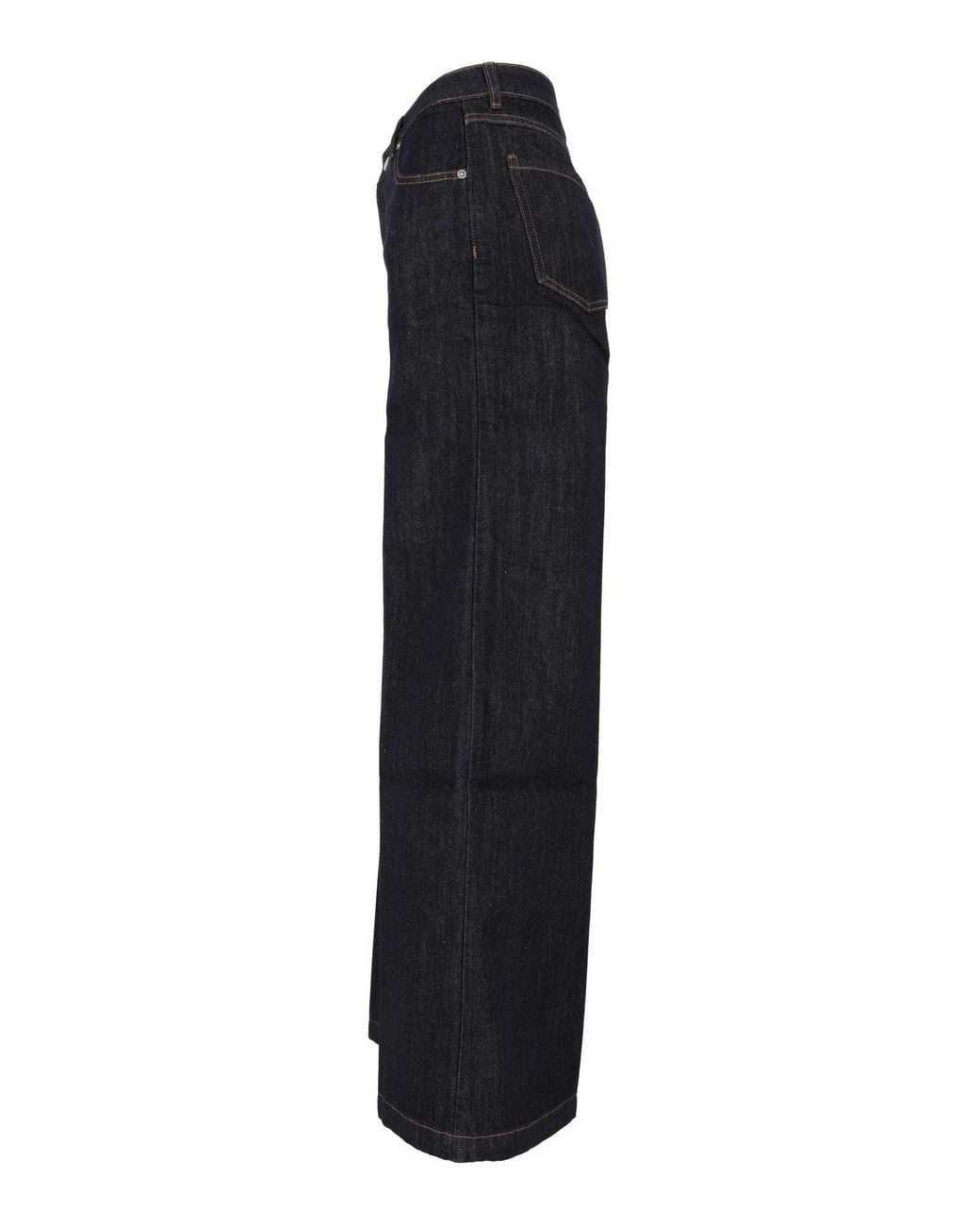 Ermanno Scervino Blue Jeans Basic High-Waisted Wide-Leg Jeans