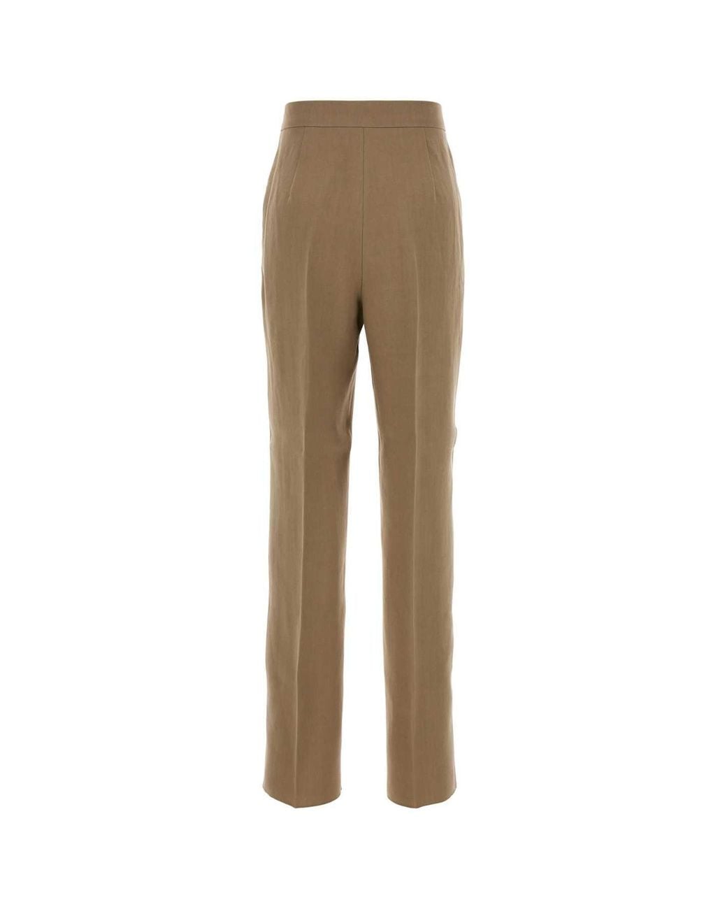Max Mara Natural Tailored Pleated Pants
