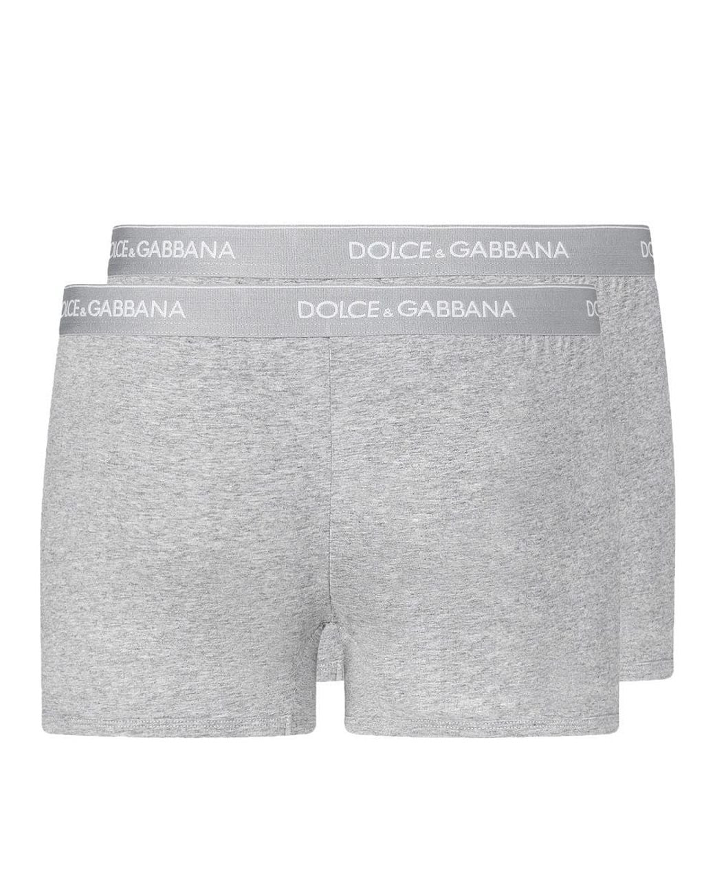 Dolce & Gabbana Gray Bi Pack Boxer Regular