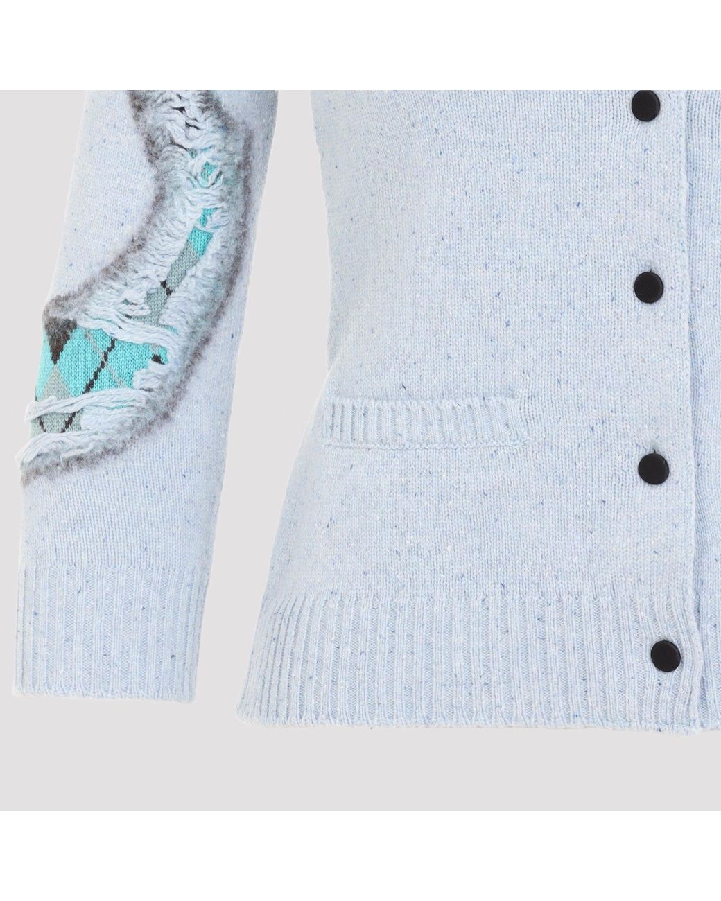 Moschino Wollen Vest in het Blue