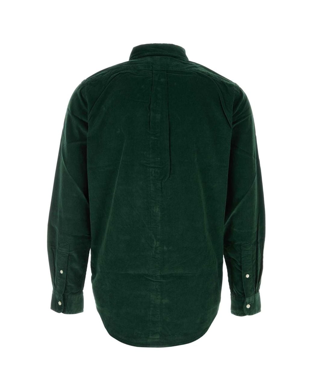 Polo Ralph Lauren Green Corduroy Shirt for men