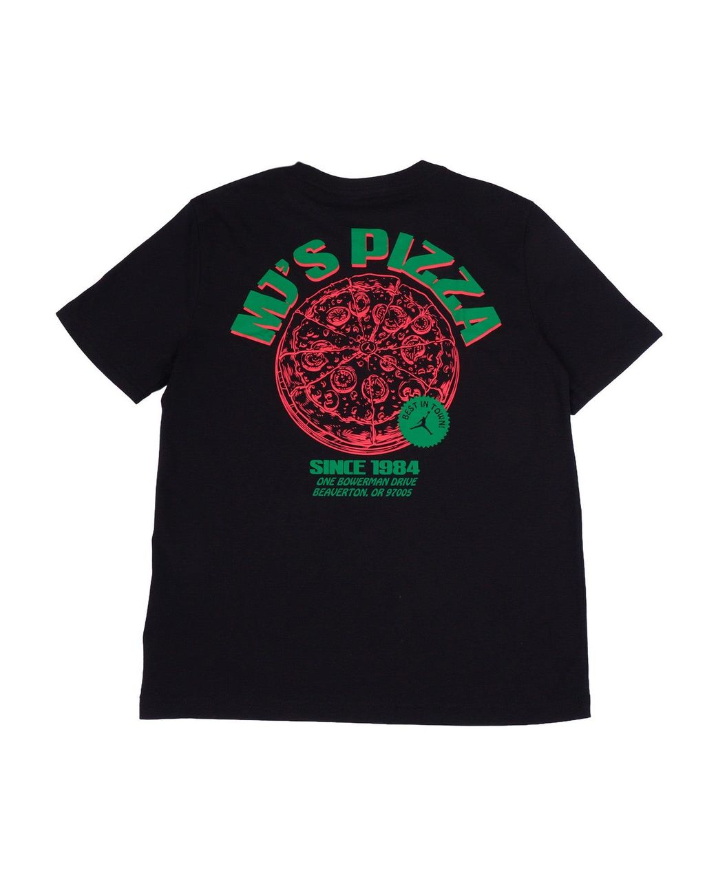 Nike Black Jdb Mj Brand Pizza Ss Tee