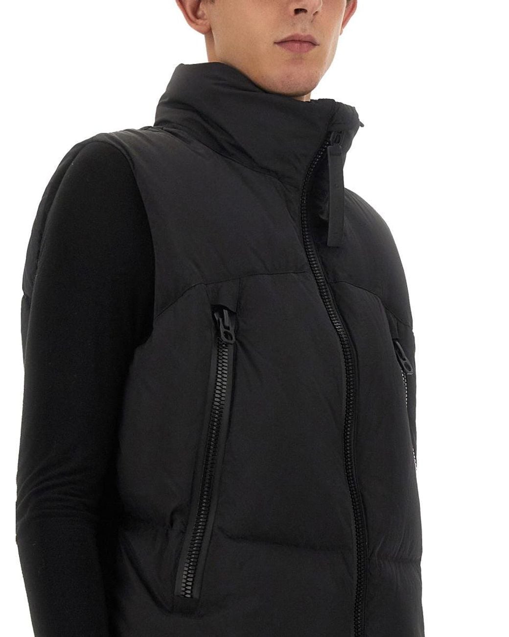 JG1 Black Jacket With Zip for men