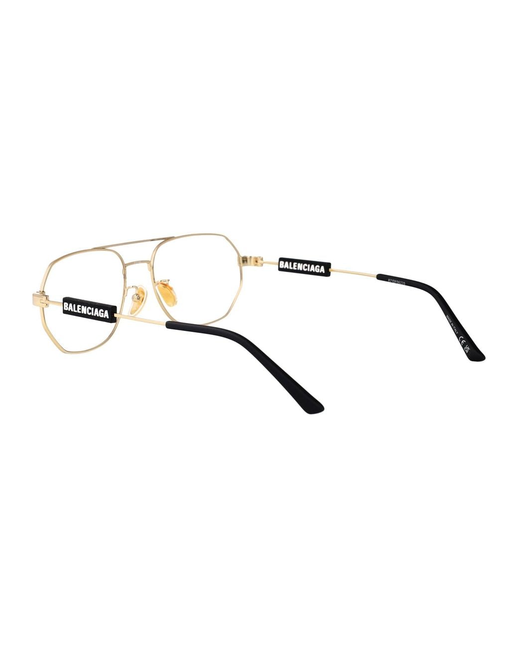 Balenciaga Metallic Metal Optical Glasses