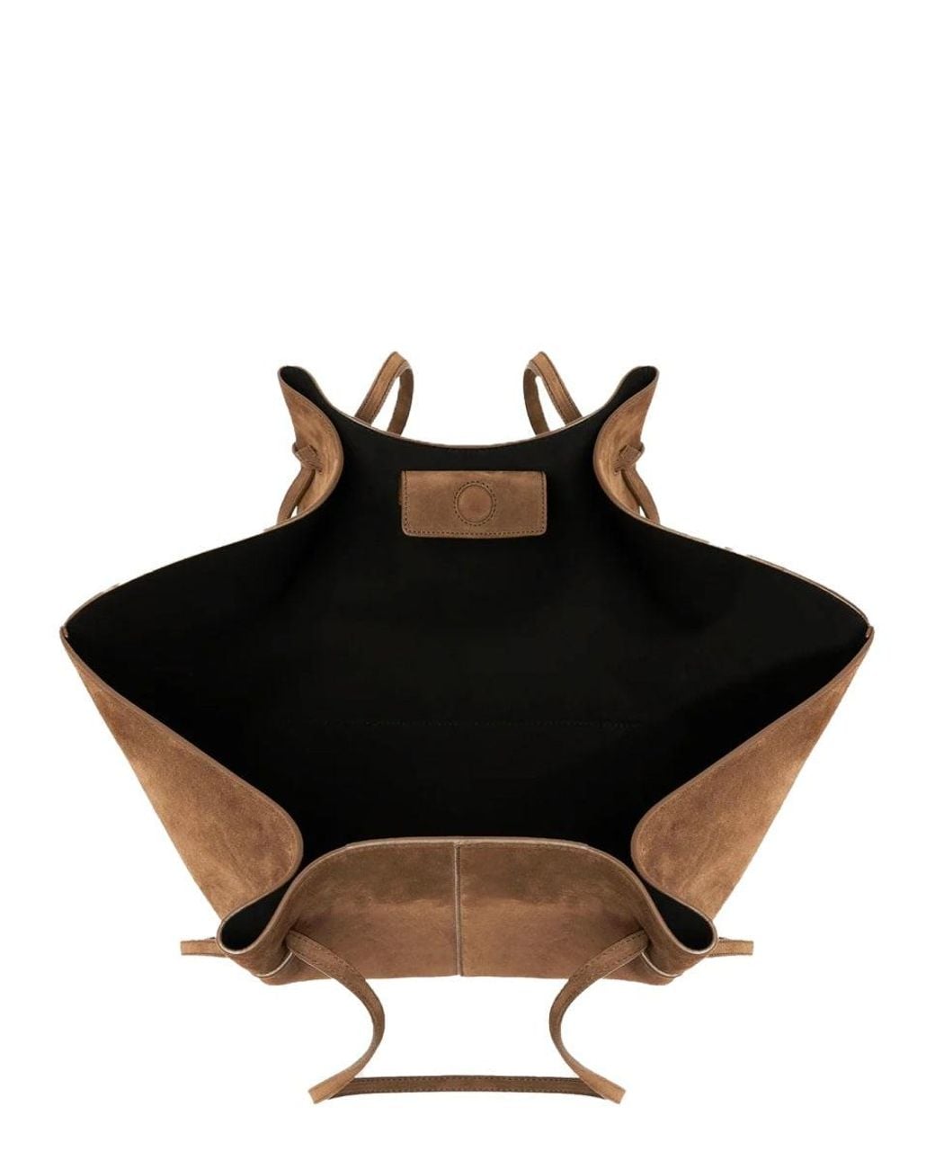 Yuzefi Brown Large Suede Tote Bag