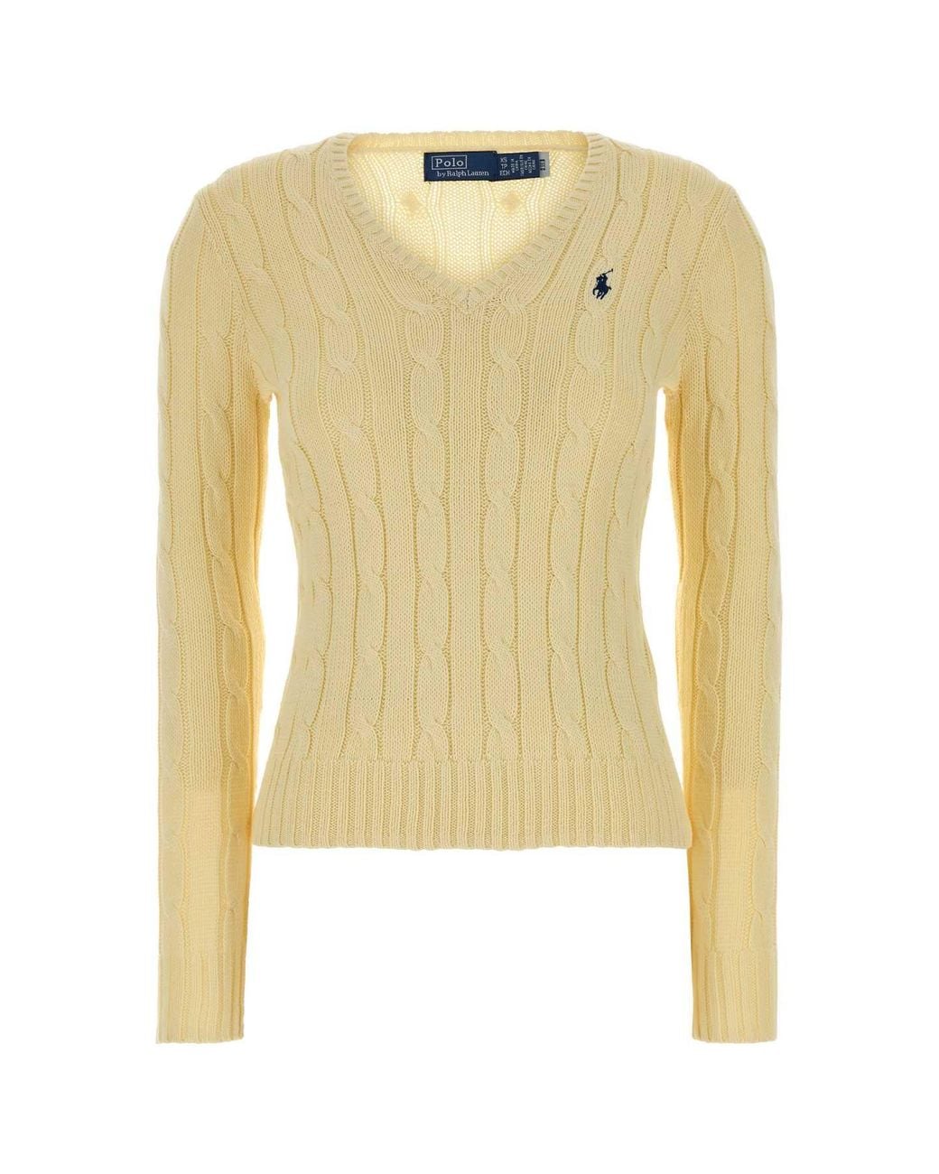 Polo Ralph Lauren Yellow Kimberly-Long Sleeve-Pullover