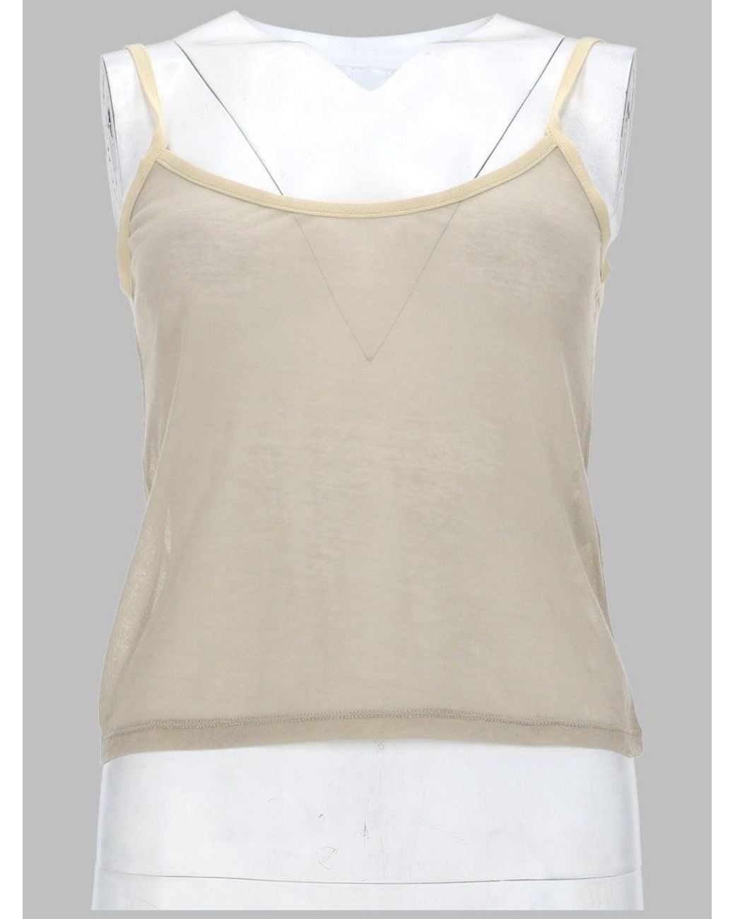 Paloma Wool Natural Mini Wool Blend Top