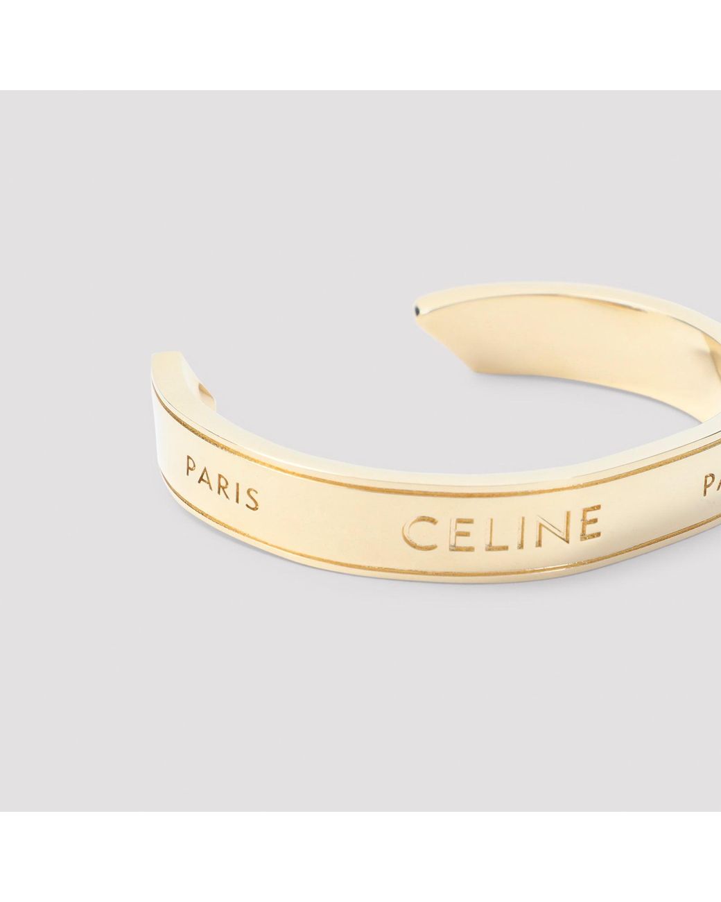 Céline Metallic Small Cuff Bracelet