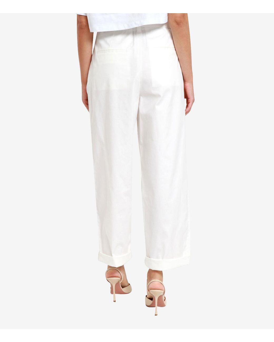 MSGM White Hosen weiß