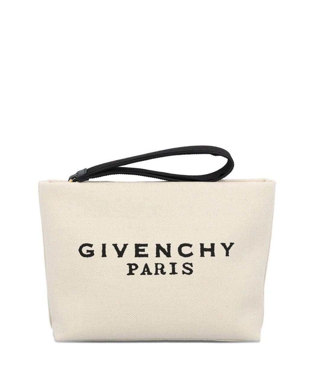 Givenchy Natural Logo Cotton Pouch