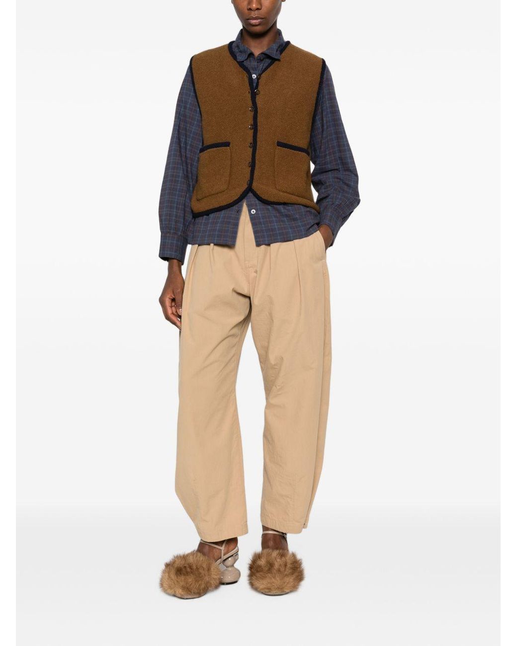 Moismont Brown Angele Wool Cardigan