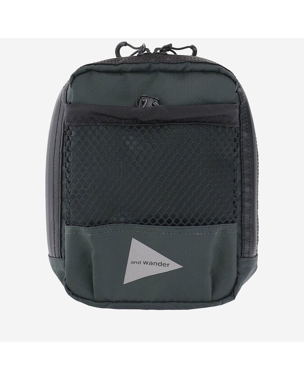 And Wander Black Cross-Body Bag Nylon Polyester Shoulder for men