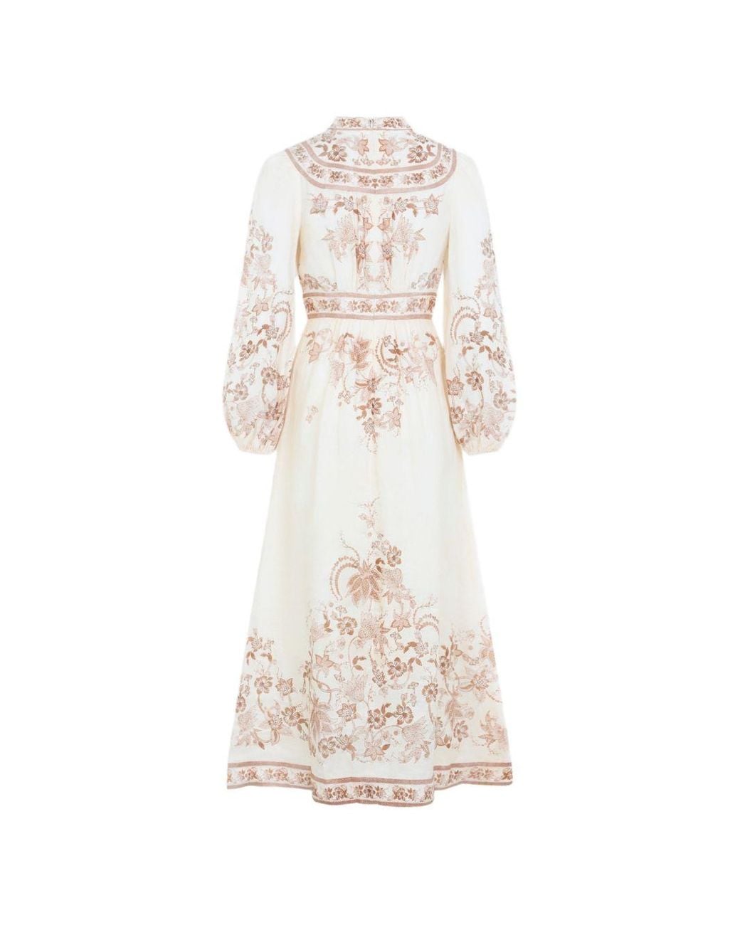 Zimmermann White Indra Linen Long Dress