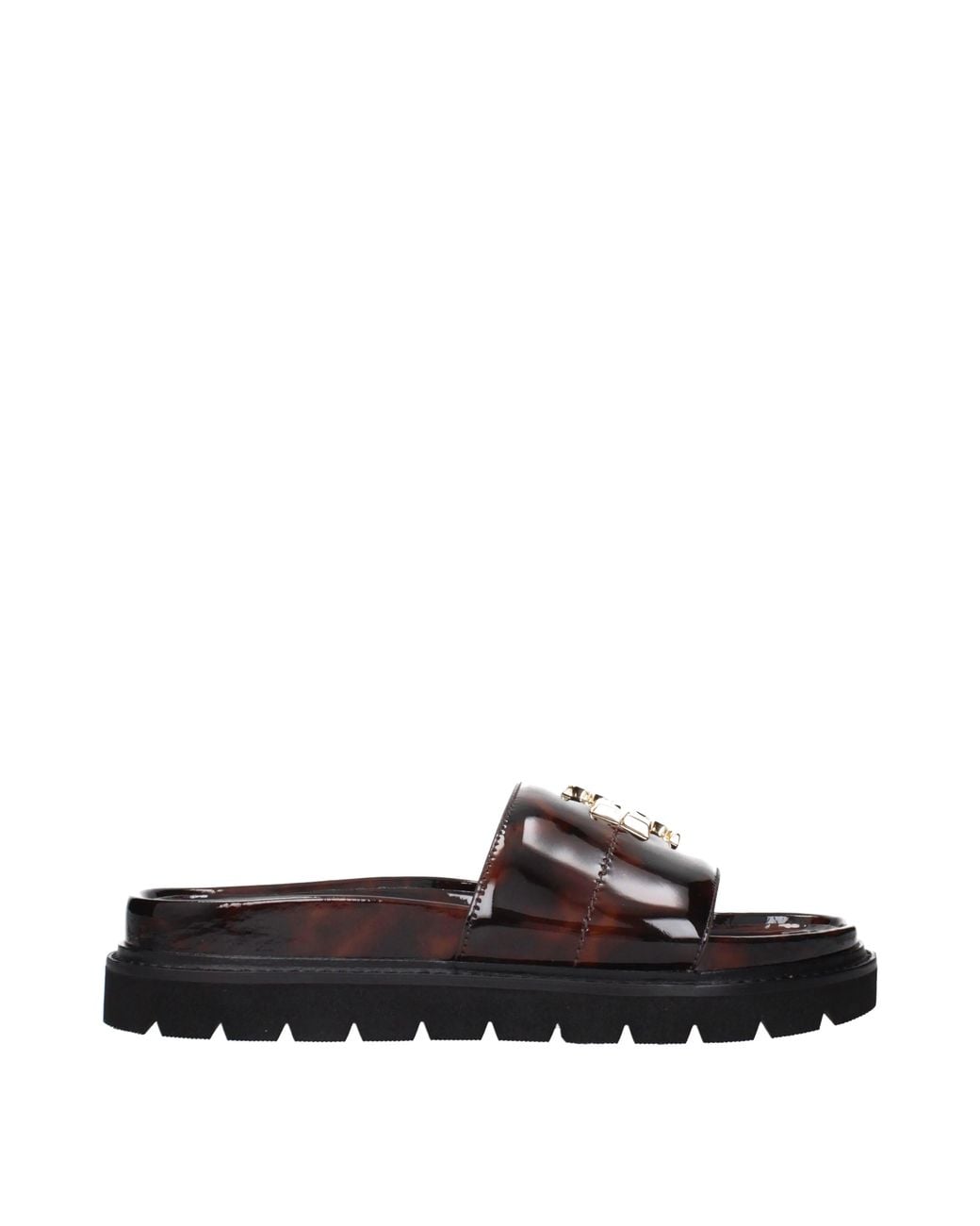 Tory Burch Black T Shirts And Socks Everly /Leopard Paint