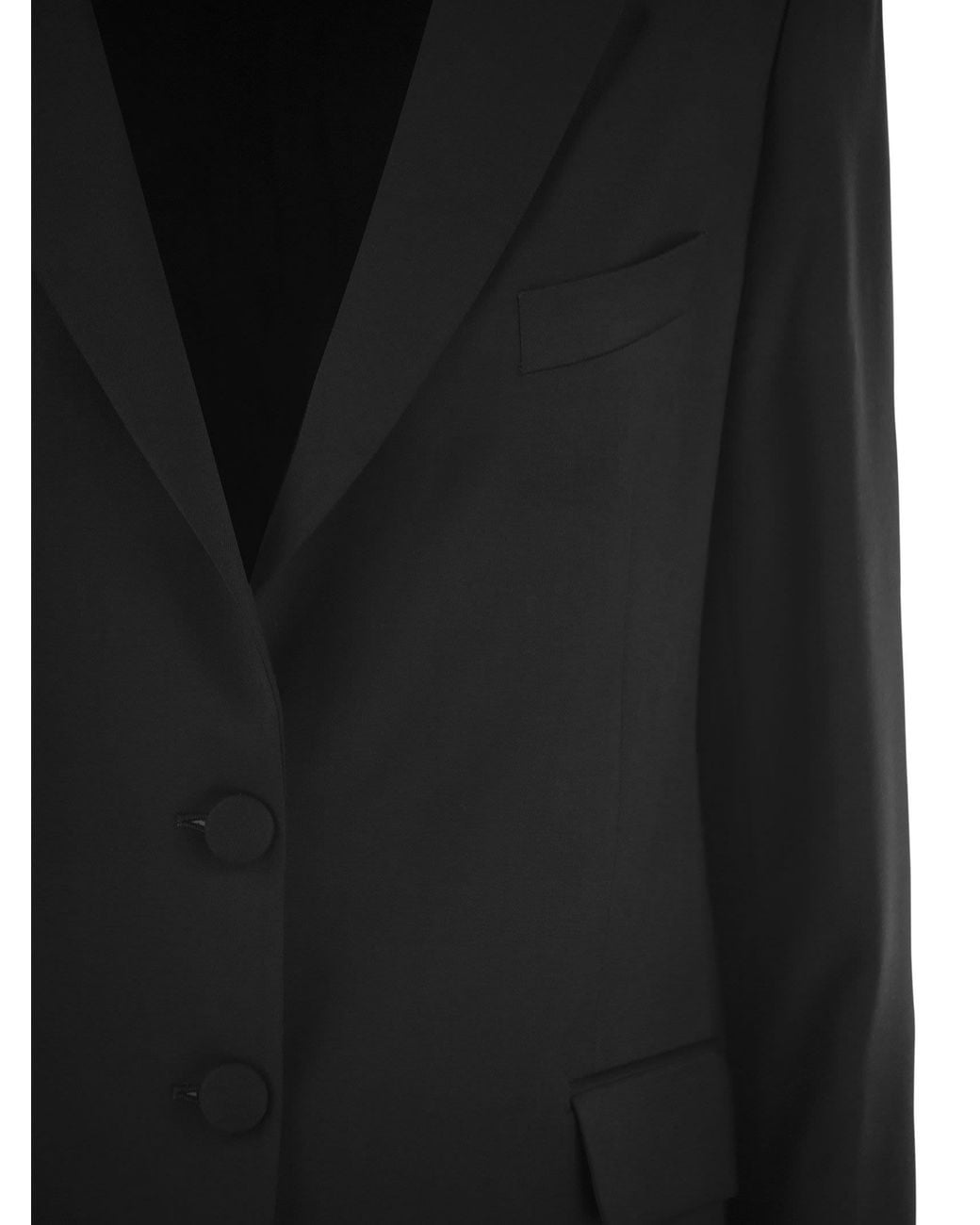 SAULINA Black Antonia Single Breasted Jacket