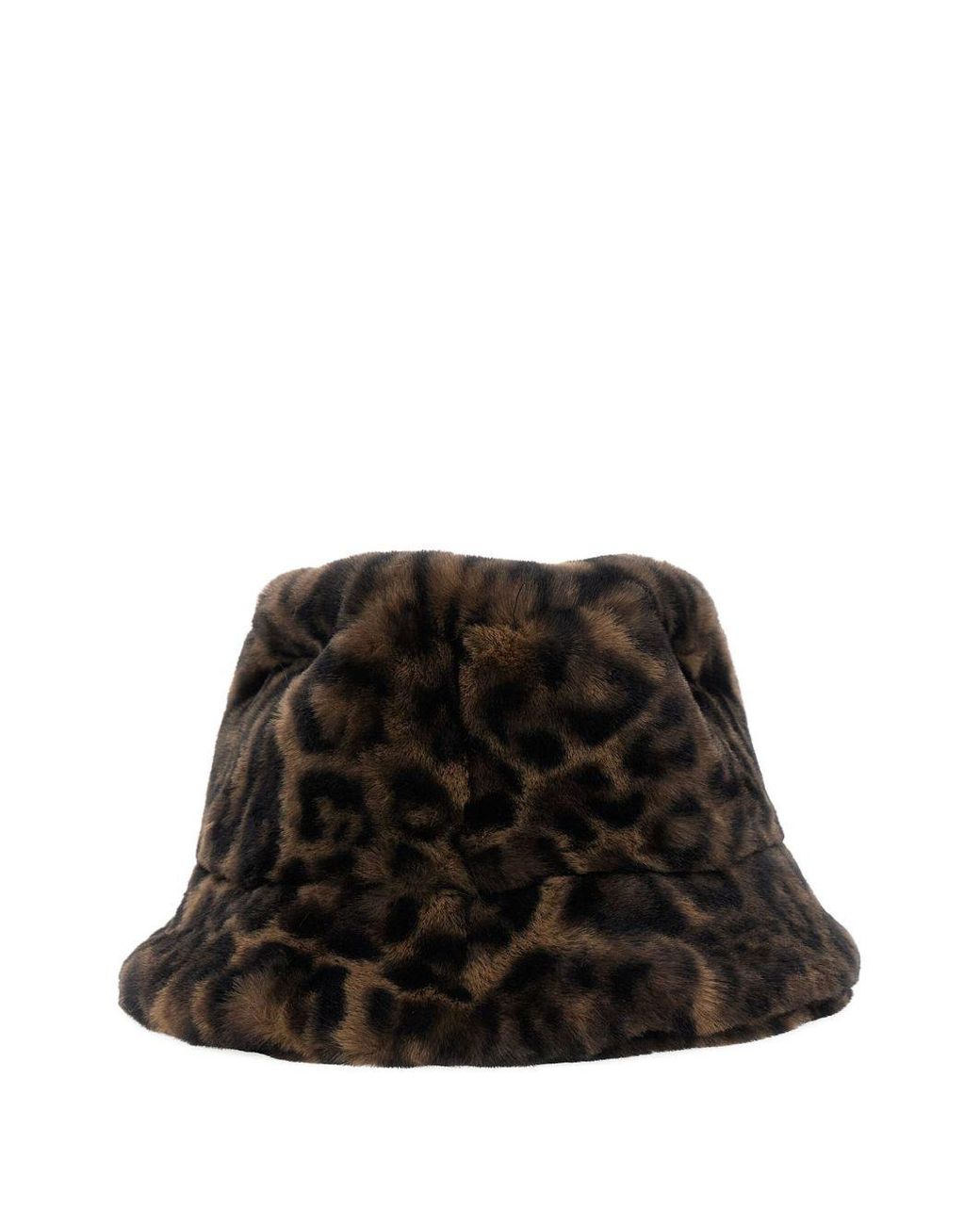Apparis Black Amara Leopard Bucket Hat